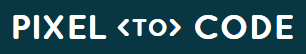 Pixel<to>Code logo